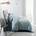 Panton color customized elastic around anti dust and mite fitted fitted bed sheet with zipper